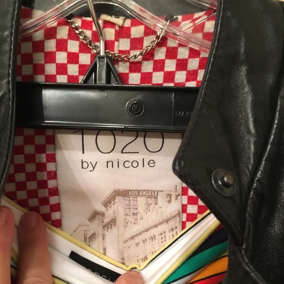 🌟EUC: 1020 by nicole Lined Leather Moto Jacket - Picture 2 of 8